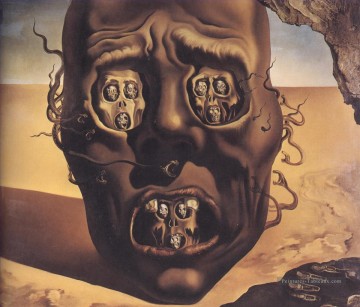 Artworks by 350 Famous Artists Painting - The Face of War Salvador Dali